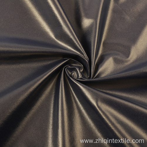 Black 50D high-elastic spring woven bronzing fabric